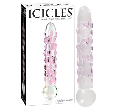 Icicles - Ekskluzywne Szklane Dildo Z Wypustkami